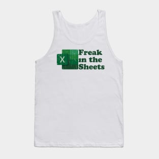 Freak in the Sheets Vintage Crack Texture Tank Top